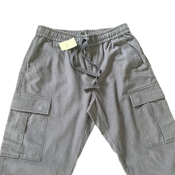 NWT Women's J. Crew Navy Linen Blend Pants size M - Picture 4 of 13